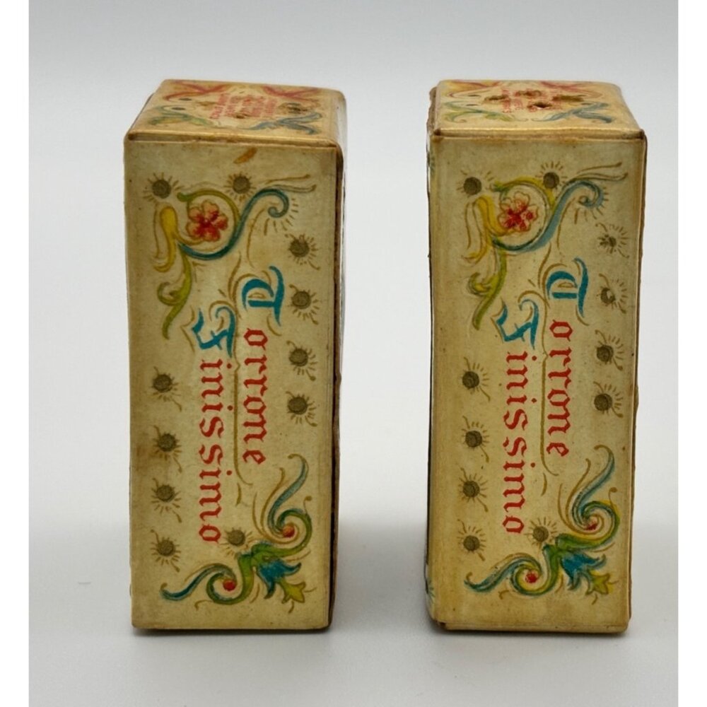 Vintage Italian Candy boxes turned into Salt and Pepper La Corte Esmense Unique - Picture 2 of 6